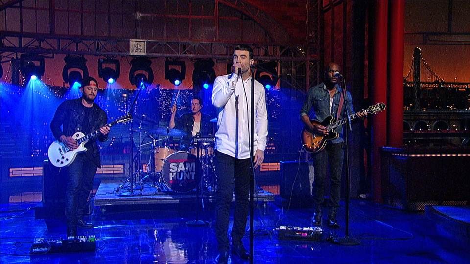 SAM HUNT PERFORMS “TAKE YOUR TIME” ON DAVID LETTERMAN