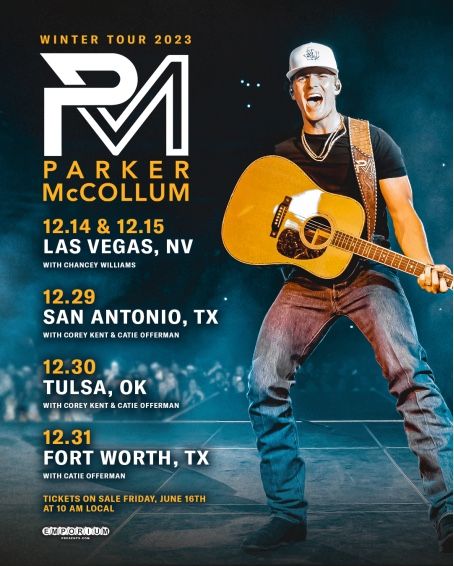 Parker McCollum Announces Winter Tour Dates Rounding Out 2023 