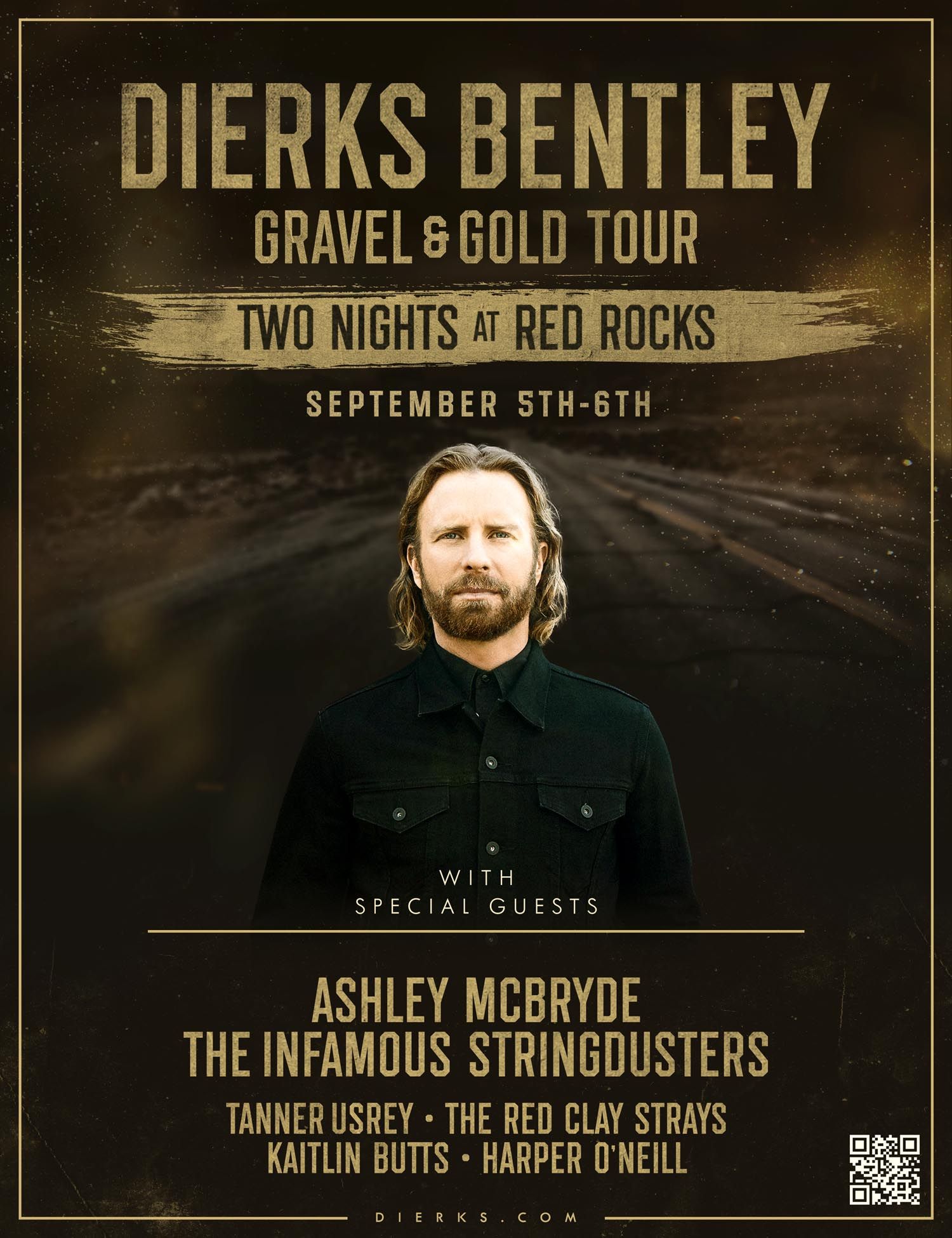 DIERKS BENTLEY ANNOUNCES TWO NIGHTS AT RED ROCKS AMPHITHEATRE SEPTEMBER 5 AND 6 – TICKETS ON SALE JUNE 23