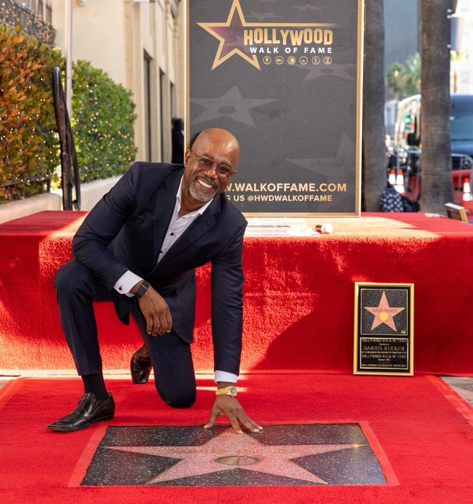 DARIUS RUCKER HONORED WITH STAR ON THE HOLLYWOOD WALK OF FAME