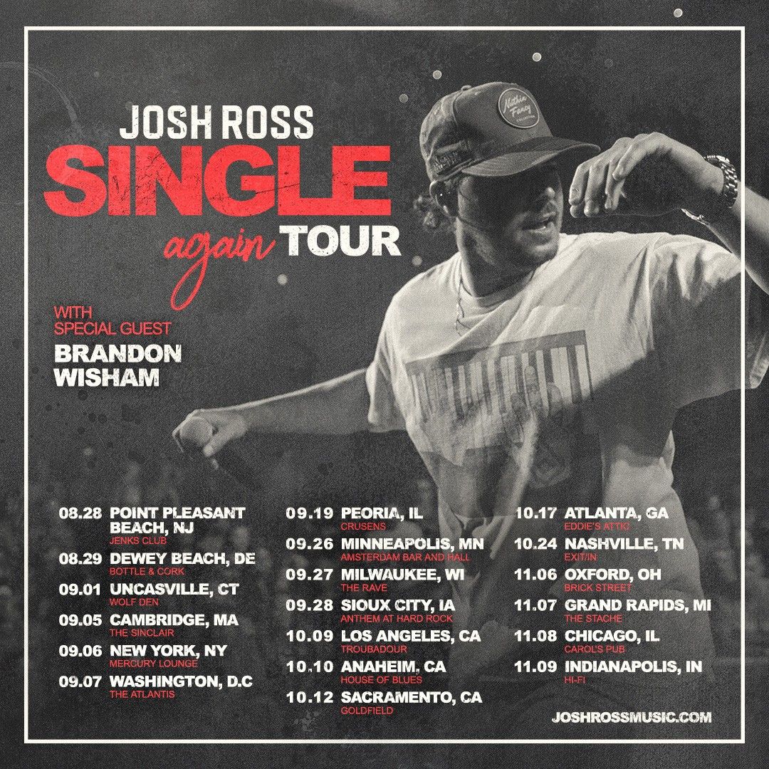 Josh Ross Announces Headlining Single Again Tour