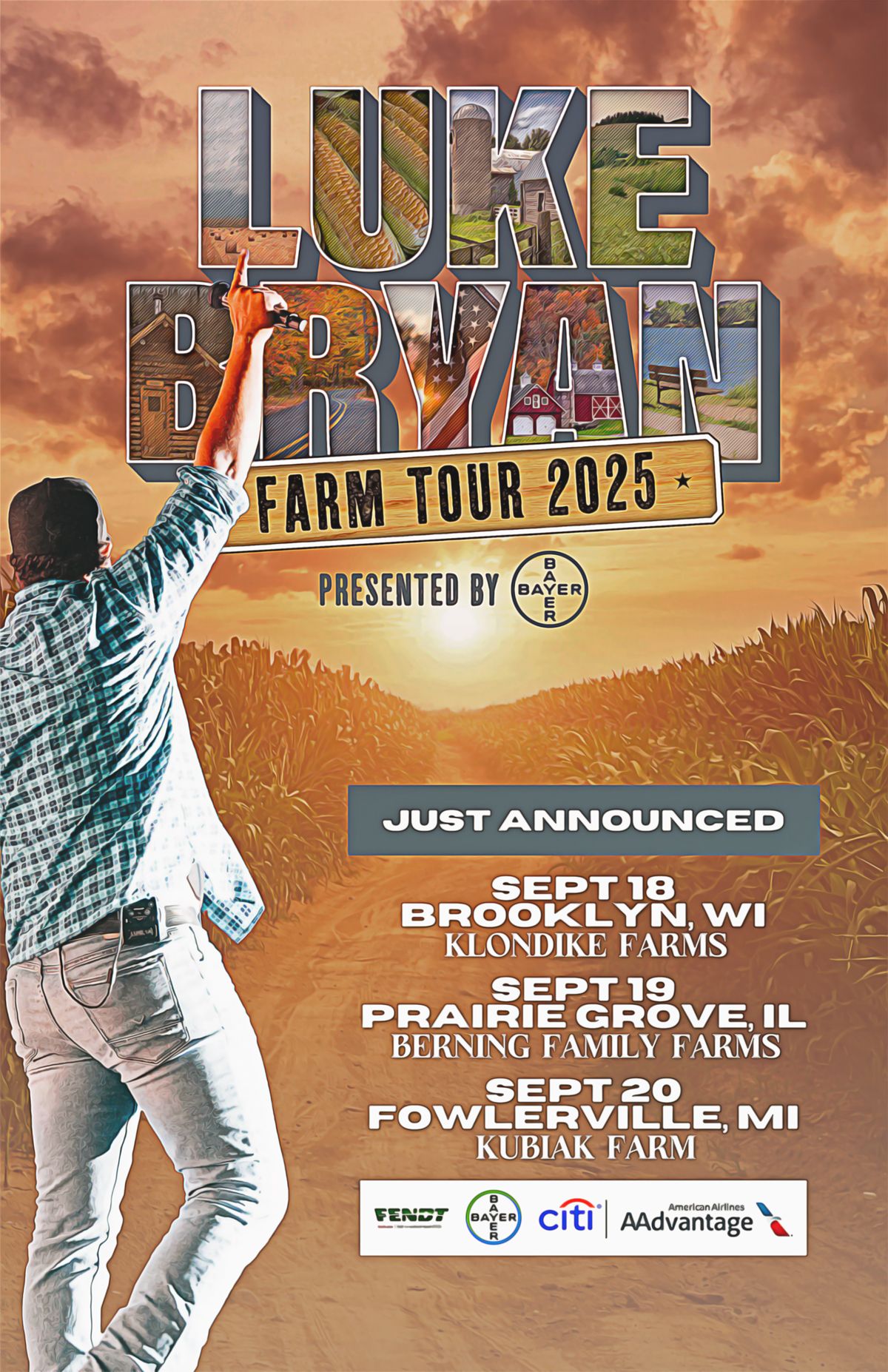 Luke Bryan Announces Fall Dates for Farm Tour 2025